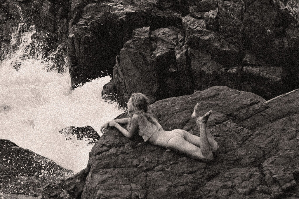 woman enjoying the beach