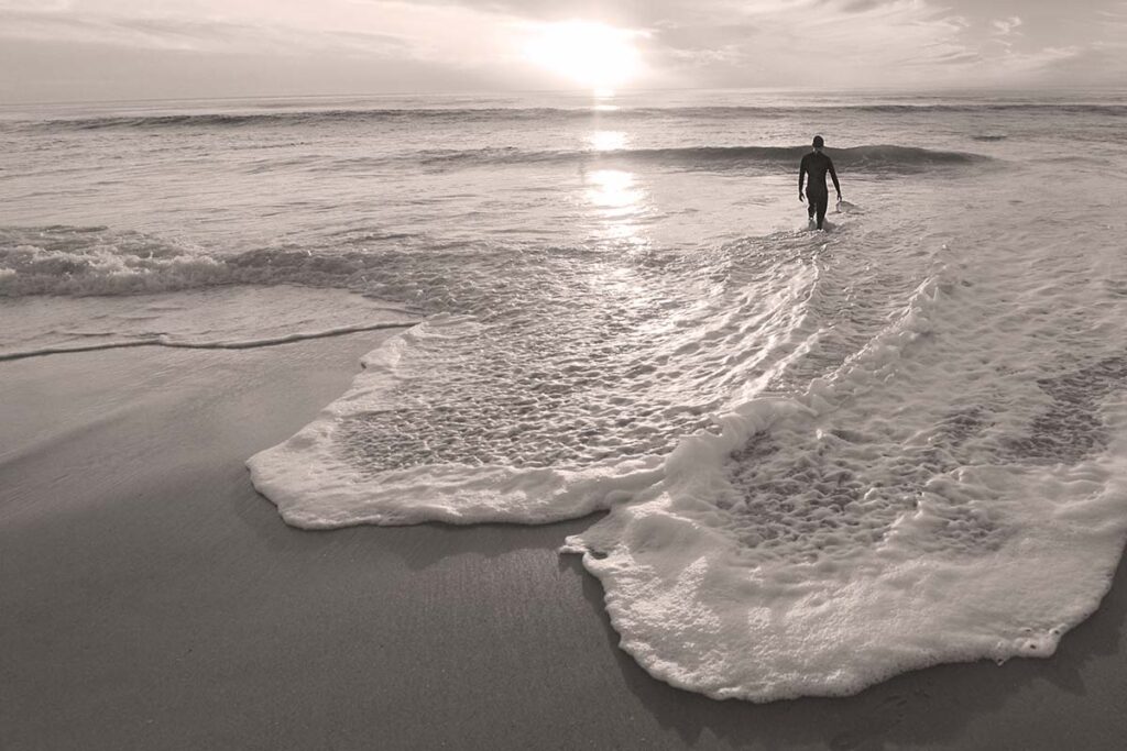 Man at the beach